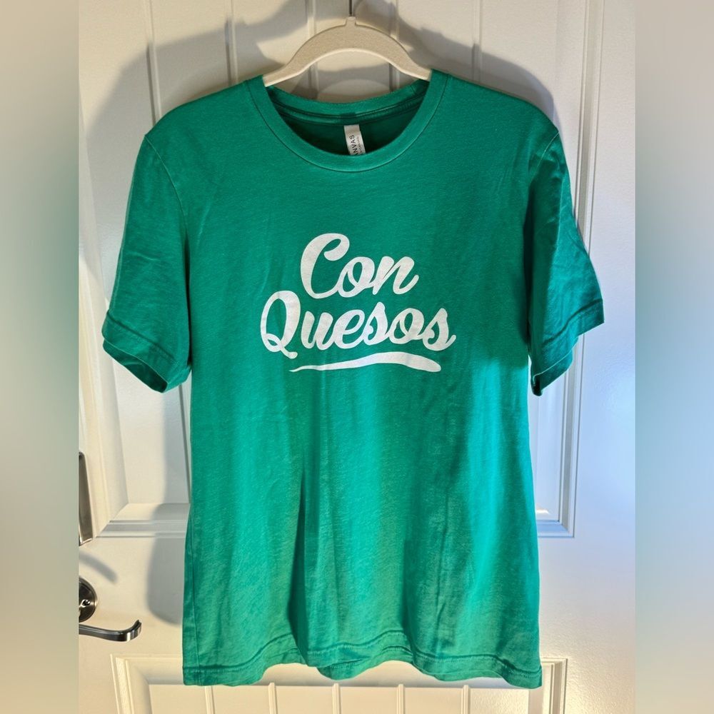 Con Quesos Green Size Large Tee